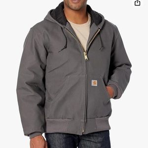 NWT Men’s Gray Carhartt Jacket Size Small